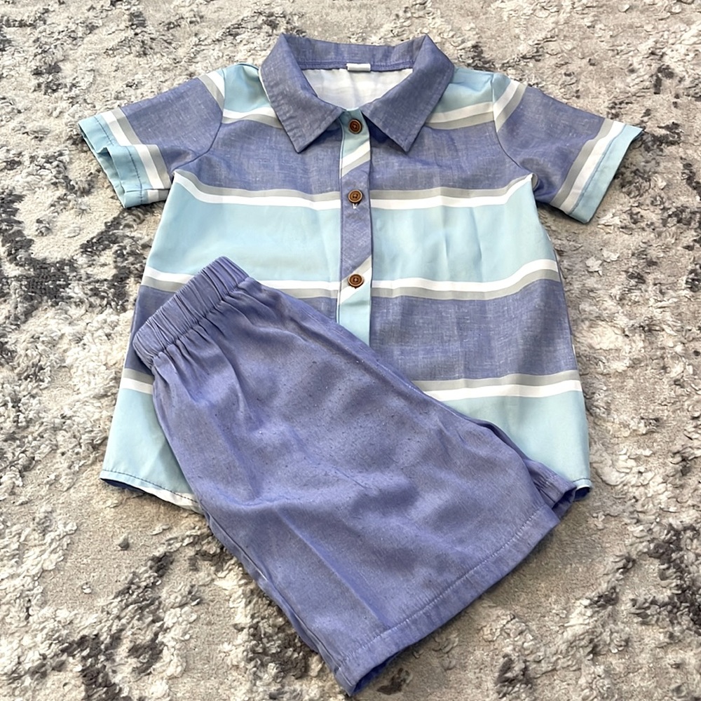 Boys Button Up Outfit